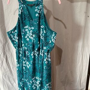 41 Hawthorn Teal Floral Midi Dress
